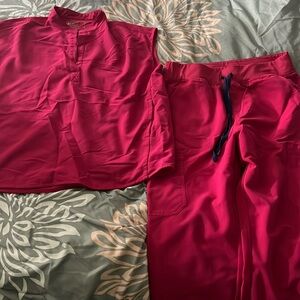 Rasberry pink figs set